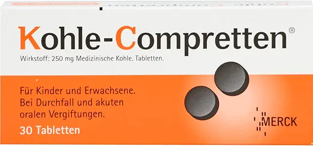 Kohletabletten Reiseapotheke